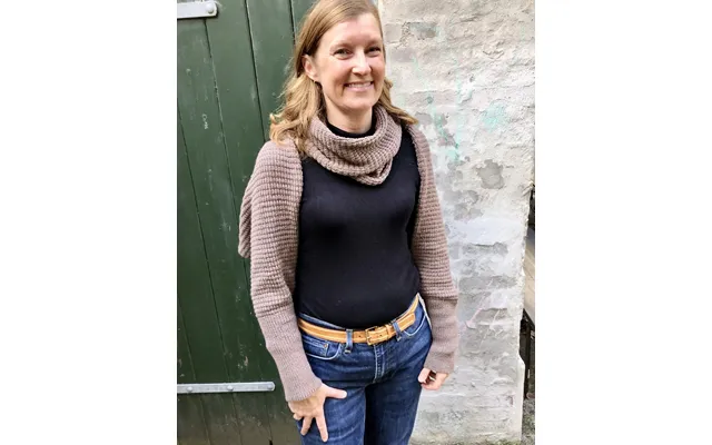 Sjælevarmer Sjal-sweater-tørklæde Ud I Eet