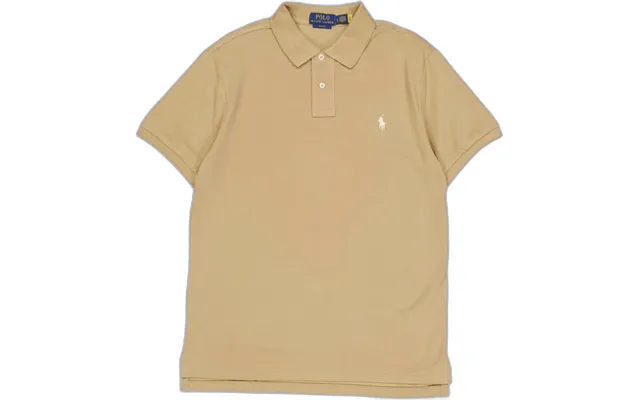 Polo Ralph Lauren Slim Fit Mesh Polo Shirt Cafe C8176
