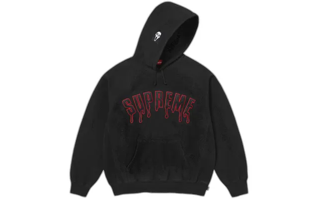 Supreme Ghostface Arc Hooded Sweatshirt 'black'