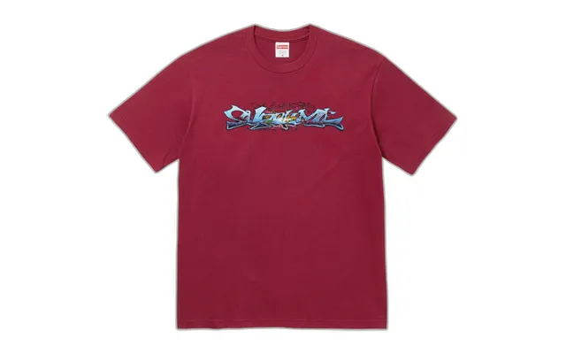Supreme Tag Tee 'cardinal'