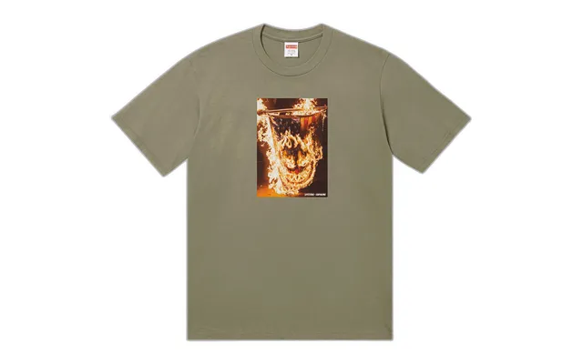 Supreme X Spitfire Flag Tee 'light Olive'