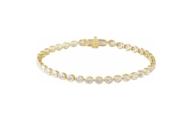 Aurora Oval Tennis Armbånd Diamant Armbånd Diamantsmykker product image