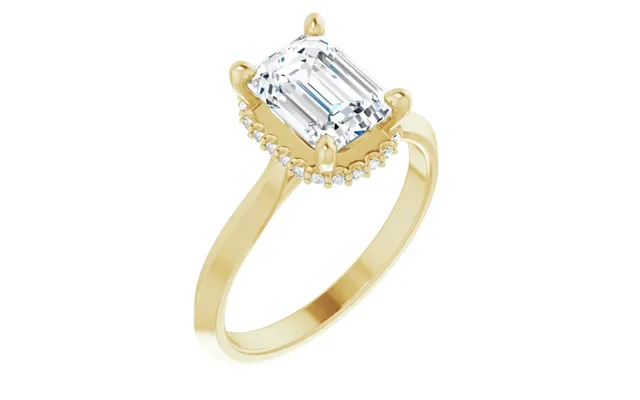 Lumière Royale Diamant Ringe Hidden Halo Diamantsmykker Diamantsmykker