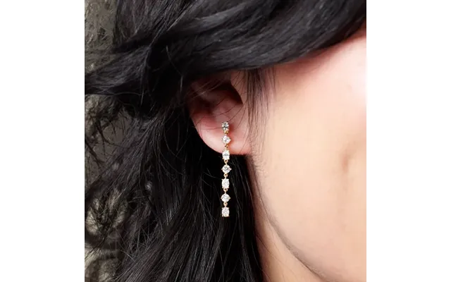Luna Drop Øreringe Diamant Øreringe Diamantsmykker