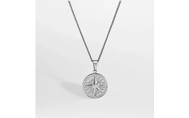 Compass Pendant 2.0 Sølv - 60 Cm
