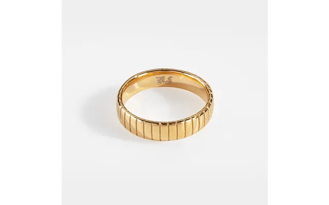 Siempre Cut Band Ring Guld - Str. 6