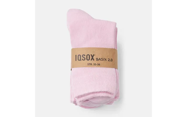 Bambus Børnesokker - Pink 6 Par