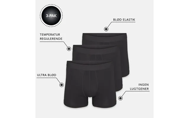 Bambus Boxershorts Iq Sox 3 Par - X-large