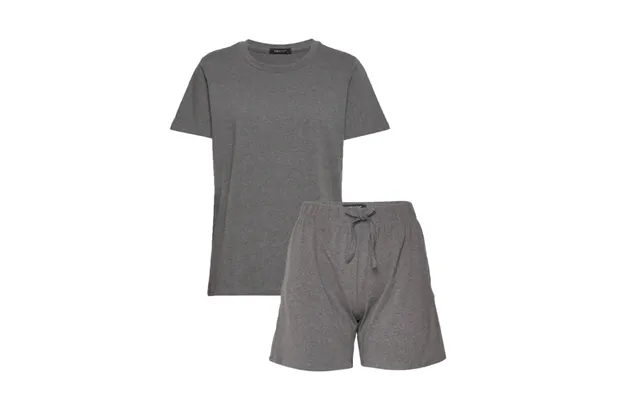 Decoy Pyjamassæt Med Shorts Og T-shirt - Dame