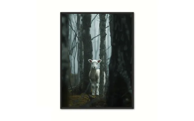 Baby Lam Plakat 1 - Brneplakat 30 X 40 Cm