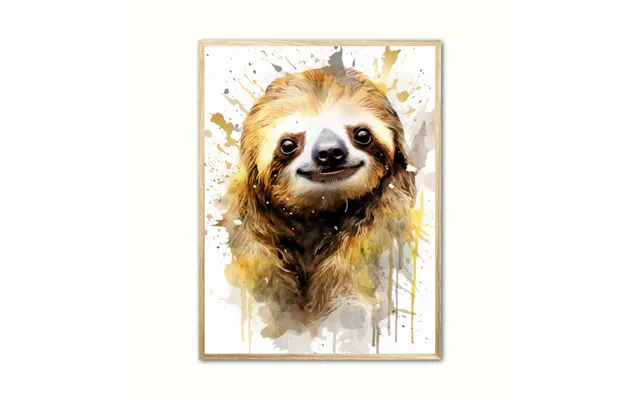 Dovendyr Plakat 3 - Vandfarve Effekt