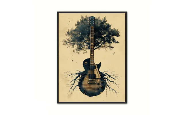 Guitar Plakat 5 - Musikplakat 50 X 70 Cm B2