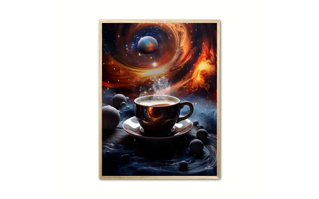 Kaffe Kosmisk Plakat 50 X 70 Cm B2