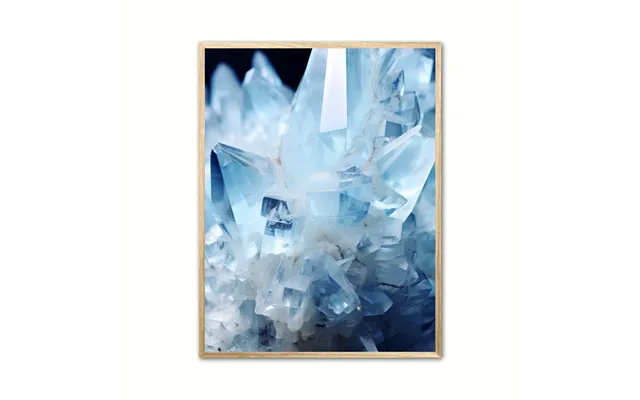 Plakat Med Celestit Nr. 10 - Krystaller 50 X 70 Cm B2