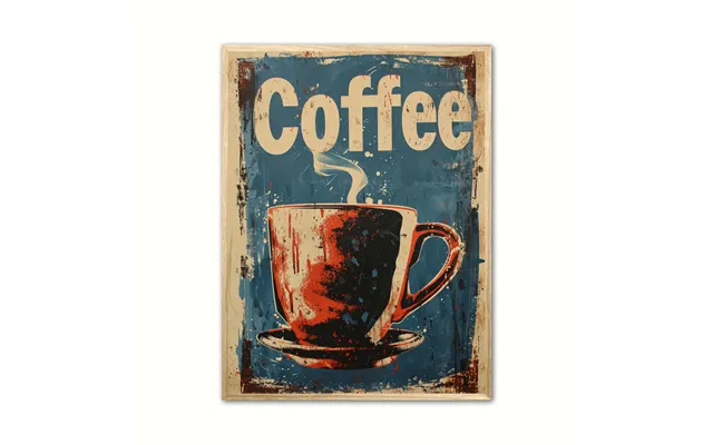 Plakat Med Kaffe Plakat 2 50 X 70 Cm B2