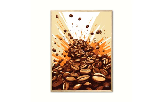 Plakat Med Kaffebnner - Plakat Nr. 10 21 X 29,7 Cm A4