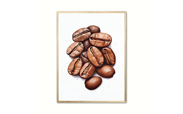 Plakat Med Kaffebnner - Plakat Nr. 7 50 X 70 Cm B2