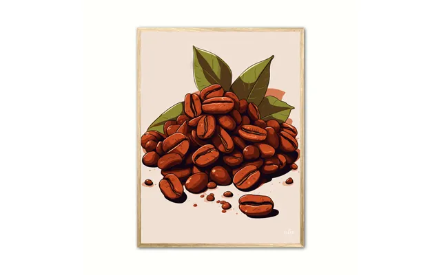 Plakat Med Kaffebnner - Plakat Nr. 9 21 X 29,7 Cm A4