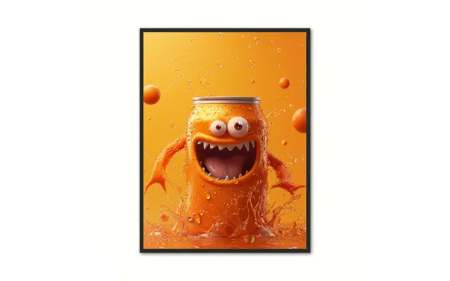 Plakat Med Orange Monster P Dse 1 - Gamer Plakat 30 X 40 Cm