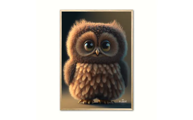 Plakat Med Owlette - Ugle 50 X 70 Cm B2