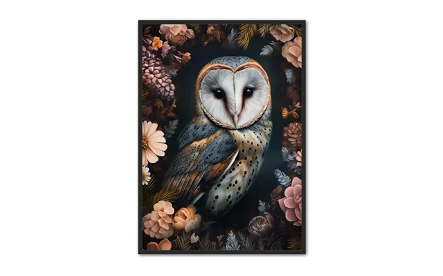 Plakat Med Ugle Plakat 16 - Flora 21 X 29,7 Cm A4