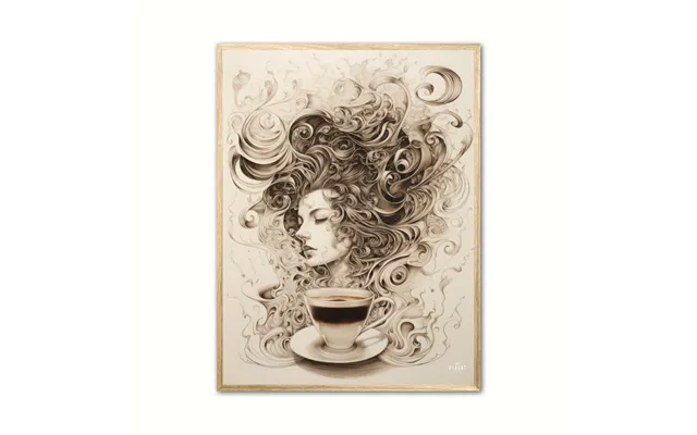 Selvforklelse Med Kaffe Plakat Nr. 1 50 X 70 Cm B2