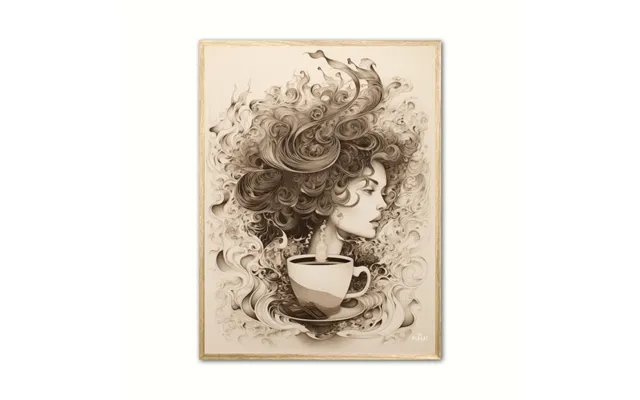 Selvforklelse Med Kaffe Plakat Nr. 2 30 X 40 Cm