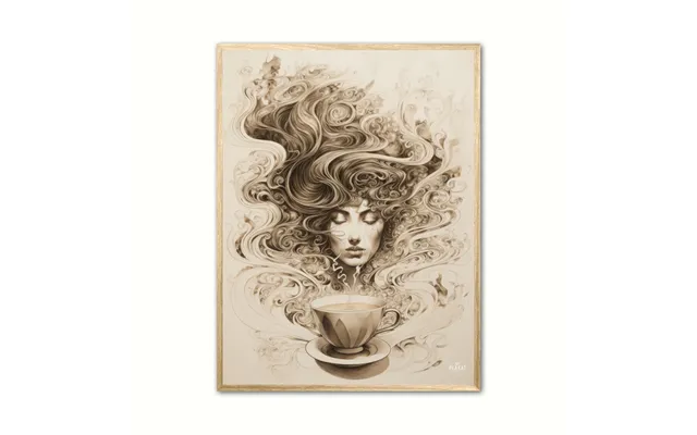 Selvforklelse Med Kaffe Plakat Nr. 3 30 X 40 Cm