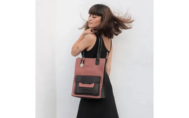 Style Japan Ét Stk. På Lager . Eksklusiv Cognac Brun Shopper Håndtaske Til Arbejde - Skole