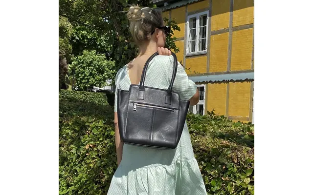 Style Jordan I Sort Få Stk. På Lager . Stor Eksklusiv Shopper Håndtaske I Kraftigt Kvalitetslæder product image