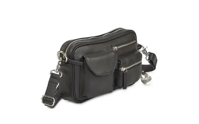 Style Olivia I Sort Med Masser Af Rum Og Lommer. Suveræn Unisex Skulder,- Og Crossbodytaske I Flot Læder - Klassisk Læde