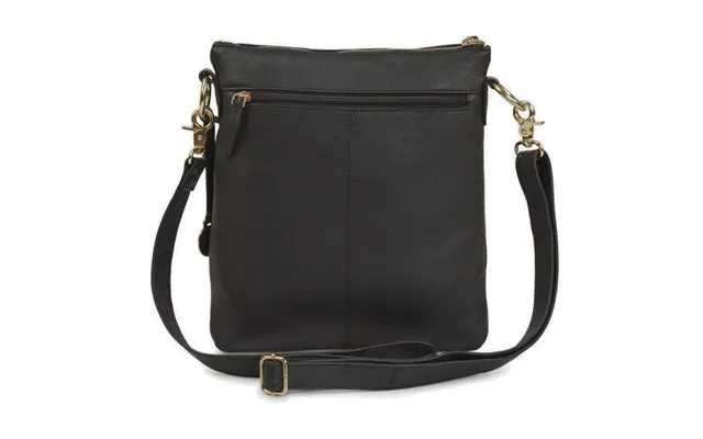 Style Ophelia I Sort. Superflot Skulder- Og Crossovertaske Med Smukke Lynlåse - Ringe & Karabiner I Guld