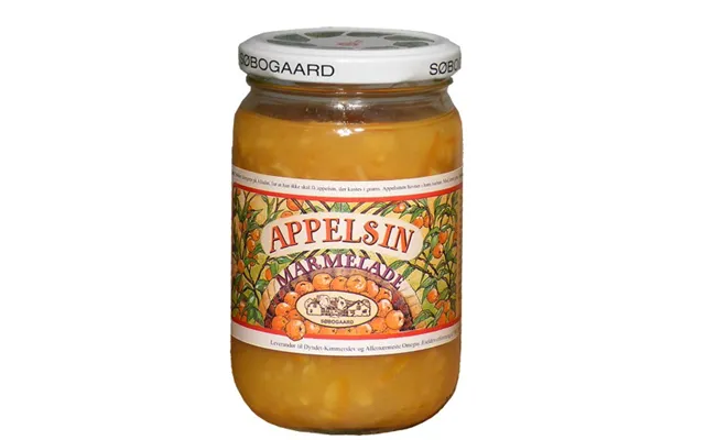 Appelsinmarmelade Økologisk - 390 Gram -søbogaard