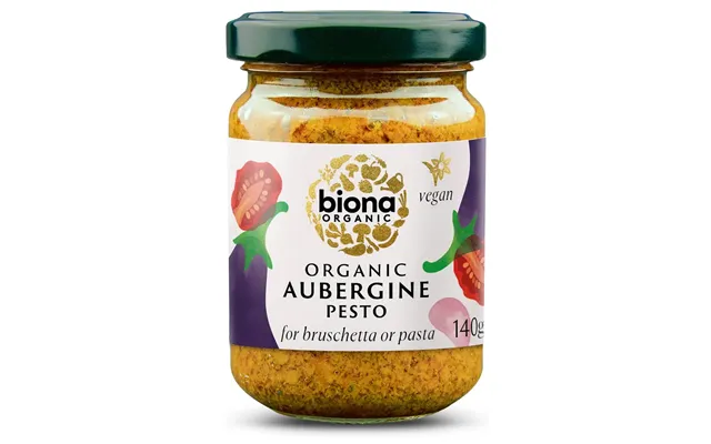 Aubergine Pesto Økologisk - 140 Gram