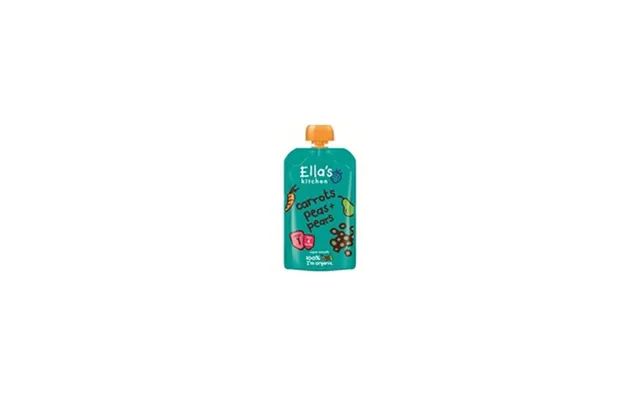 Babymos Gulerod Ærter Pære 4 Mdr Økologisk - 120 Gr