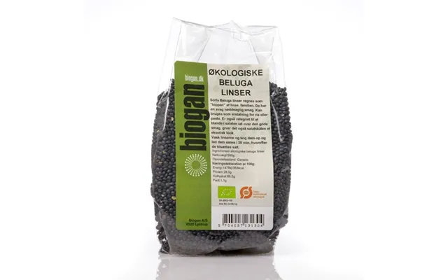 Beluga Linser Økologisk- 500 Gram - Biogan