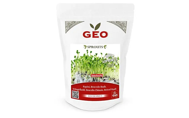 Broccolifrø Raab Til Spiring Økologisk - 500 Gram