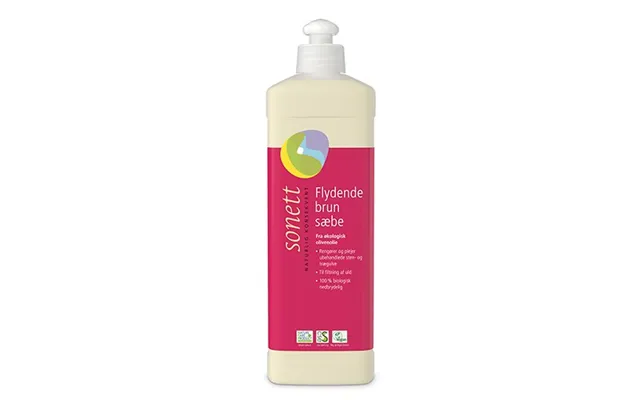 Brun Sæbe Flydende - 500 Ml