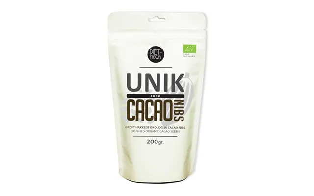 Cacao Nibs Grofthakkede Økologisk - 200 Gram