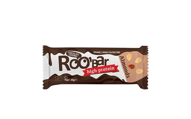 Choko Mandel Protein Økologisk Roobar - 40 Gram