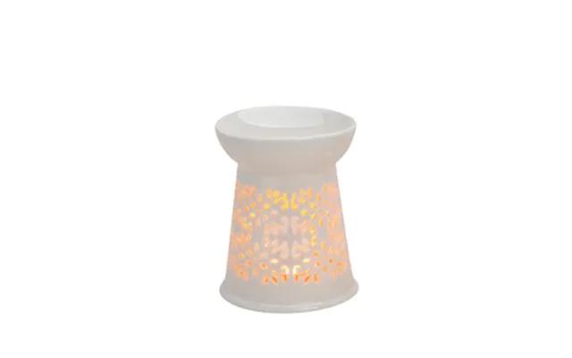 Duftlampe Blomst Hvid - 1 Styk