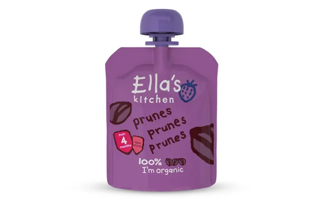 Ellas Kitchen Babymos Svesker 4 Mdr Økologisk - 70 Gram