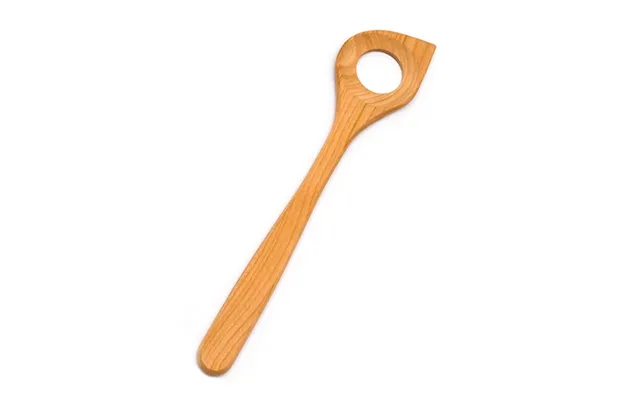 Grydeske Med Hul 30 Cm Kirsebærtræ - 1 Stk.