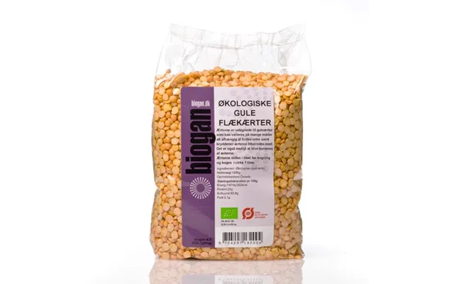 Gule Flæk Ærter Økologisk - 1 Kg