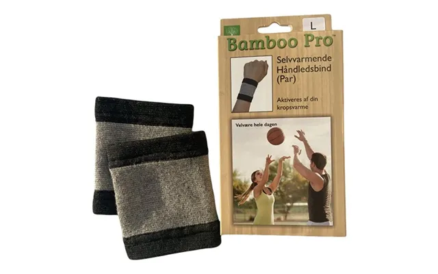 Håndledsbind, Selvvarmende, Str L, Bamboo Pro - 1 Pakke