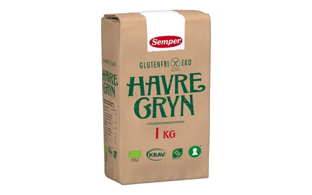 Havregryn Glutenfri Økologisk - 1 Kg
