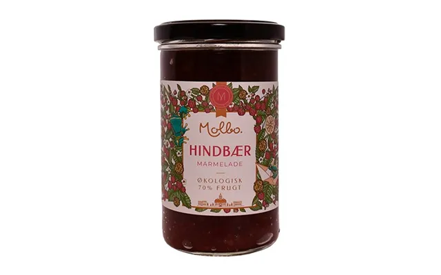 Hindbær Marmelade Molbo Økologisk - 290 Gram