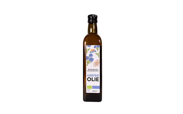 Hørfrøolie Koldpresset Økologisk - 500 Ml