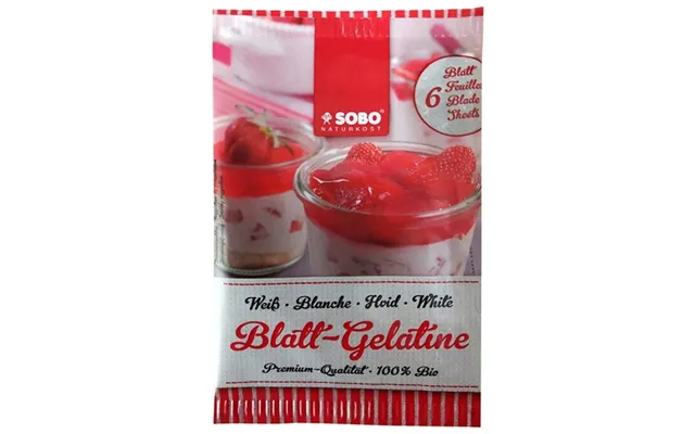 Husblas Gelatine Økologisk - 6 Blade