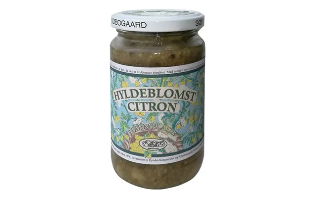 Hyldeblomst Citron Marmelade Økologisk - 400 Gram